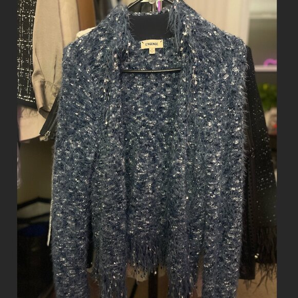 L'AGENCE- Azure Cardigan Blazer - Picture 1 of 4